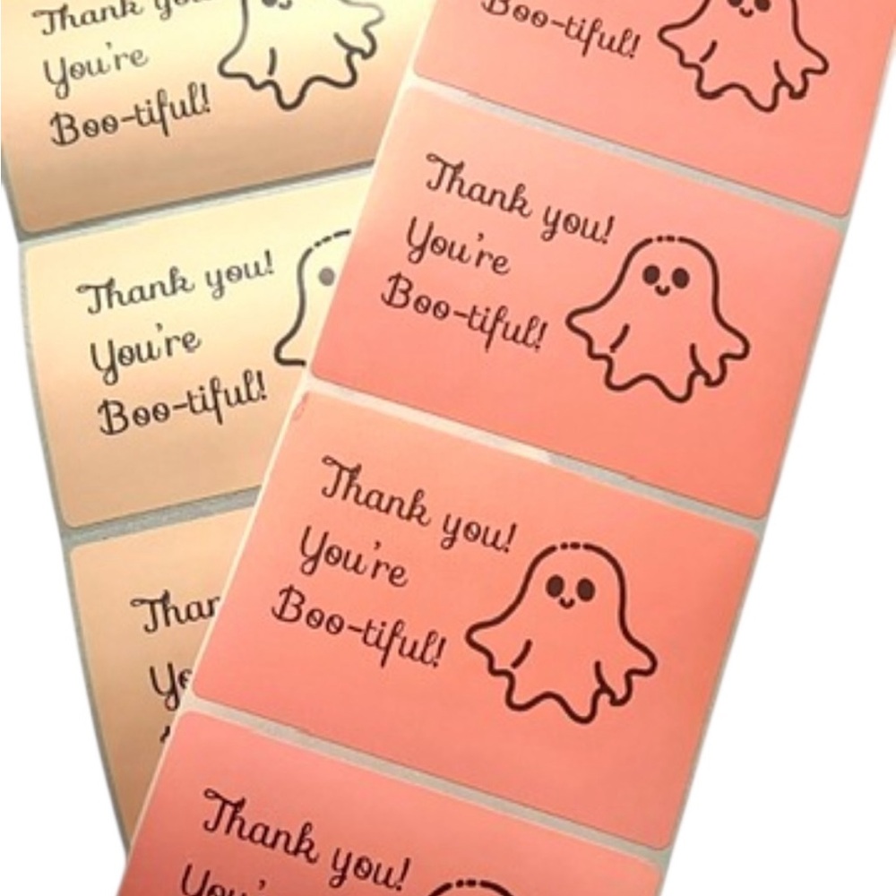 Set of 100 Handmade Custom Stickers Thank You Stickers Closet Stickers - Picture 8 of 11